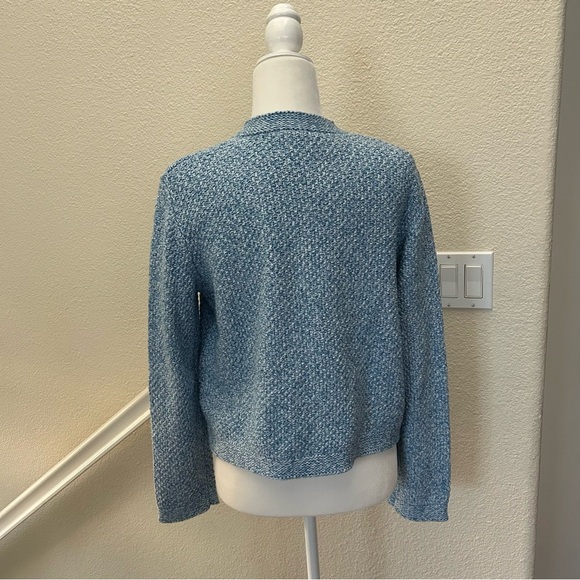 Uniqlo Knit Short Jacket (Long Sleeve) BLUE size Medium - Picture 8 of 14